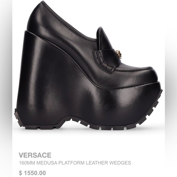 Versace: Medusa Triplatform Wedge - Picture 15 of 16